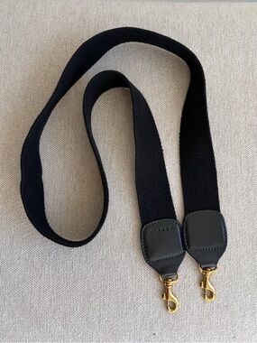 CLARE V Black Crossbody Strap